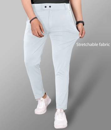 ynam Regular Fit Men White Trousers