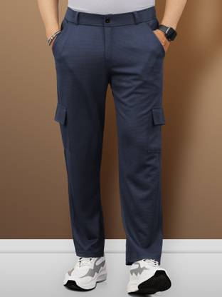 VeBNoR Regular Fit Men Grey Trousers