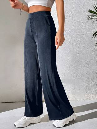 Roadster Regular Fit Women Blue Trousers