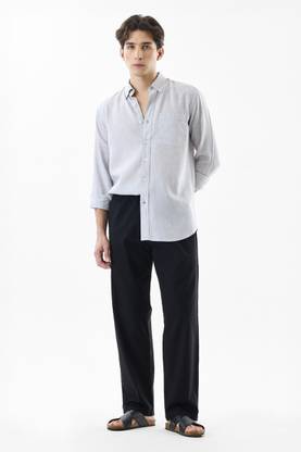 Snitch Regular Fit Men Black Trousers