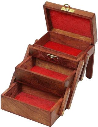 WoodAstia Unique Elegant Ethnic Designer Sliding Bangles Bracelet Jewellery Box jEWEL Vanity Box