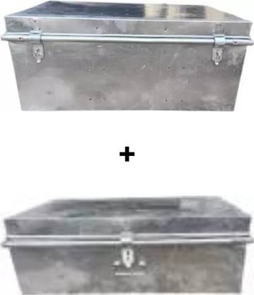 Aggarwal Steel Combo Baksha Box Metal Trunk