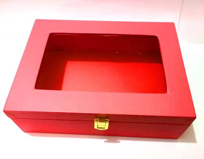 payal enterprises Multipurpose Open Window Storage Box for Jewellery Makeup and Wedding hampers Storage Box