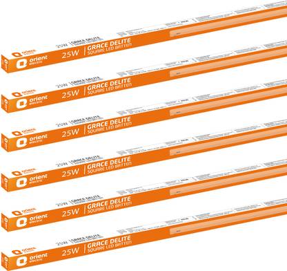 Orient Electric Grace Delite Ultra Slim 25W Batten, Highly Efficient &Surge Protection 25 W 110 cm Tube Light