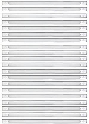 vibunt led / Cabinet Light cool white (without sensor )8w 2feet (24) Tube light 8 W 60.96 cm Tube Light