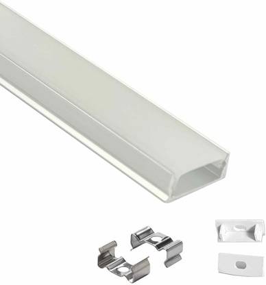 ABAJ Rectangular Surface 1Meter Profile Channels Without LED Straight Linear(18x6mm) 0 W 1 cm Tube Light