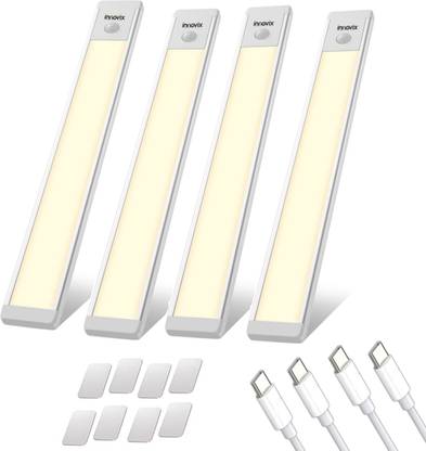 INNOVIX Motion Sensor Closet Lights, 10 Led Battery Powered Lights Led Smart 20 W 20 cm Tube Light