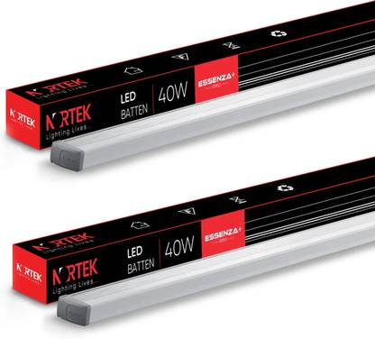Nortek Essenza + 40 Watt Led Tube Light Cool White Pack of 2 40 W 50 cm Tube Light