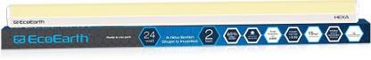 ECOEARTH Hexa Led Wall Batten Tube light |24W| Warm White |Pack of 1 24 W 61 cm Tube Light