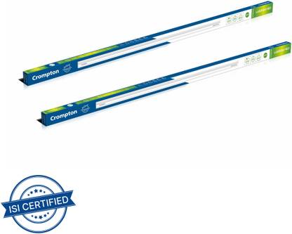 Crompton Laser Ray Neo 20W Straight Linear LED Tube Light  (White, Pack of 2)
