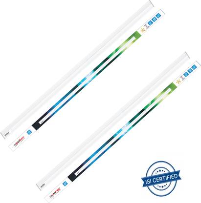 mosobee Tubelight 20w 4 feet (Coolwhite) Pack of 2 20 W 120 cm Tube Light