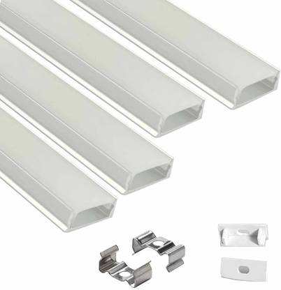 अबाज Surface 1 Meter Profile Channels Without LED Straight Linear (16x12mm) 0 W 1.6 cm ट्यूब लाइट