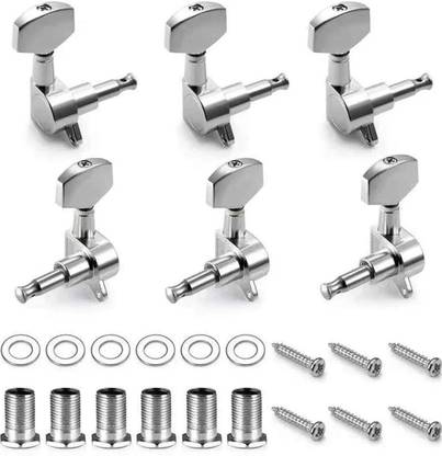 AMG Music Guitar String Tuning Pegs Machine Head Tuners for Electric or Acoustic Guitar Automatic Analog Tuner