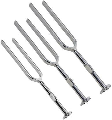 Bos Medicare Surgical Tuning Fork Set (128Hz, 256Hz, 512Hz) Tuning Fork
