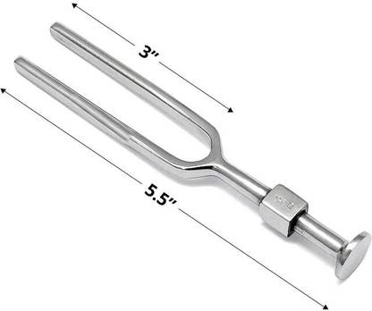 EUZA Stainless Steel Tuning Fork 512 Hz (ENT) Tuning Fork