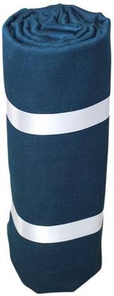 CHARKHI 5 Meter Peacock Blue Pure FullVoile Punajbi Turban for Men Solid Pagri