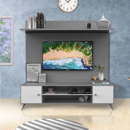 ULTRAFRESH Tv Unit/ Tv Furniture/ Tv Stand With Storage Shelves/ TV Upto 55 Inches Engineered Wood TV Entertainment Unit