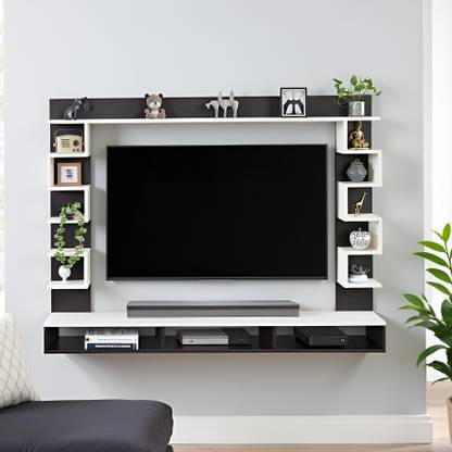 FURNEASER Cabiar TV Entertainment Units 55" Wall Cabinet, Stand, Rack, Shelf, Engineered Wood TV Entertainment Unit