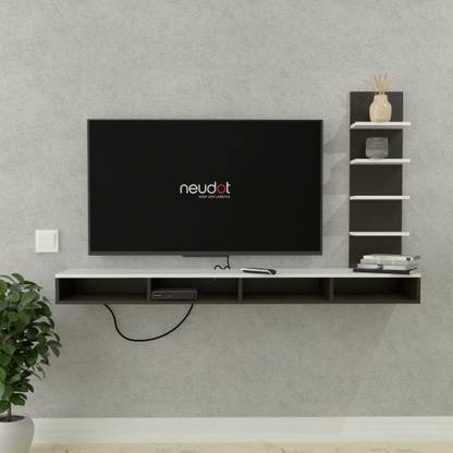 NEUDOT VIZIO Wall-Mounted Engineered Wood TV Entertainment Unit