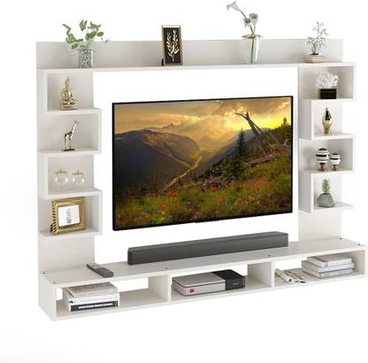 FURNEASER Cabiar TV Entertainment Units 55" Wall Cabinet, Stand, Rack, Shelf, Engineered Wood TV Entertainment Unit
