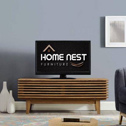 Homenest furniture Classic Sheesham Solid Wood TV Unit Storage Cabinate With Door Shelfs Solid Wood TV Entertainment Unit