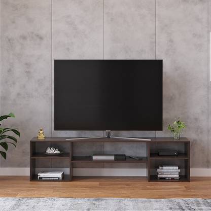 WOODWIDER Morgan Floor TV Cabinet Stand Rack Table, Engineered Wood TV Entertainment Unit