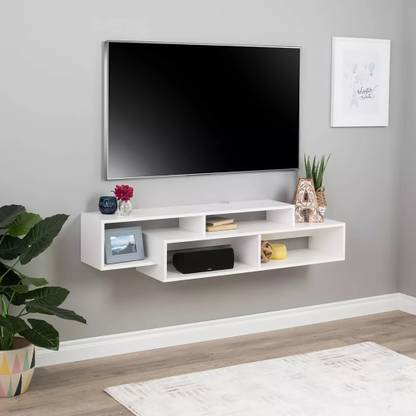 Burlyworth Elffin Tv Unit With Storage, Engineered Wood TV Entertainment Unit