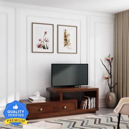 Flipkart Perfect Homes Sheesham Wood Solid Wood TV Entertainment Unit