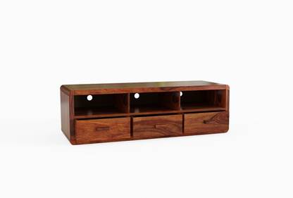 WOODENJOY Sheesham Wood Tv Entertainment Unit/Solid Wood Tv Cabinet for Home/Livingroom Solid Wood TV Entertainment Unit