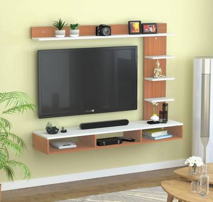 icrush Engineered Wood Wall Mount TV Unit/TV Stand/TV Cabinet Engineered Wood TV Entertainment Unit