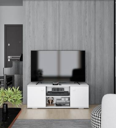A GLOBIA CREATIONS Ray Engineered Wood TV Entertainment Unit
