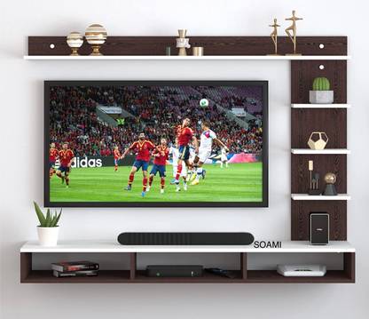 aashidecor Engineered Wood TV Entertainment Unit