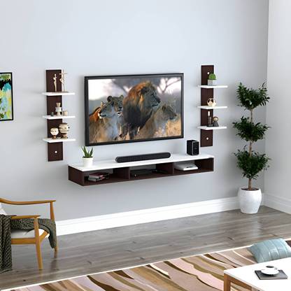 Artival Crafts Engineered Wood tv unit with white or balck color Engineered Wood TV Entertainment Unit