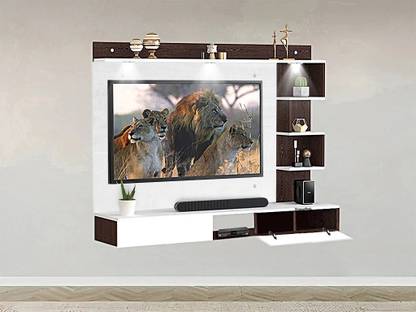 TheGoodLuck 32 to 55 Inches Wooden TV Cabinet Showcase Stand panel wall unit Engineered Wood TV Entertainment Unit