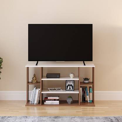 FURNEASER Mayeba Tv Table, Stand, Rack, Corner Cabinet, Engineered Wood TV Entertainment Unit