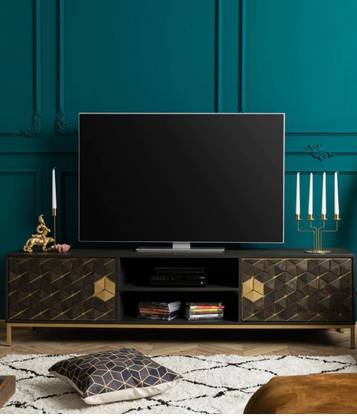 Flamingo World Solid Wood TV Entertainment Unit