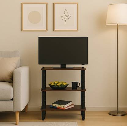 PEDPIX Multipurpose Wooden Shelf - Space-Saving Storage for Home, Kitchen & Office Engineered Wood TV Entertainment Unit