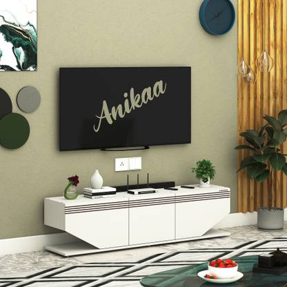 FURNIWUD Anikaa Velora TV Unit Modern Floor-Standing TV Cabinet with Storage Console Engineered Wood TV Entertainment Unit