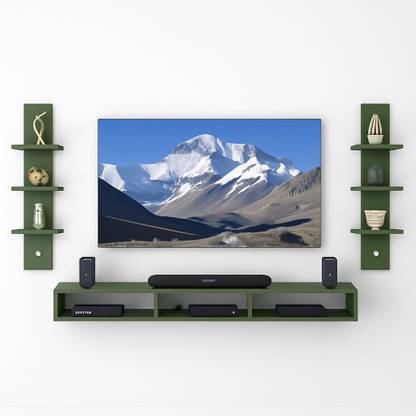 Raayanshope PixelMount Designer Unit Engineered Wood TV Entertainment Unit