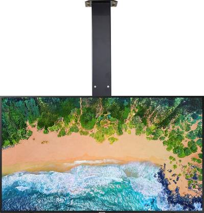 D&V ENGINEERING Ceiling TV Mount Bracket with Height Adjustable Mount for 32 to 55-inch TVs Ceiling TV Mount