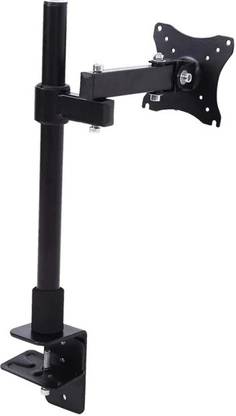 Volo Single Monitor Stand – Height Adjustable Desk Arm Mount, 17-32" Monitor Stand (Color: Black) Full Motion TV Mount