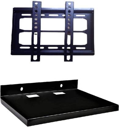 DLDELON 32 INCH LED/LCD TV WALL MOUNT/STAND & FREE SET TOP BOX STAND Fixed TV Mount