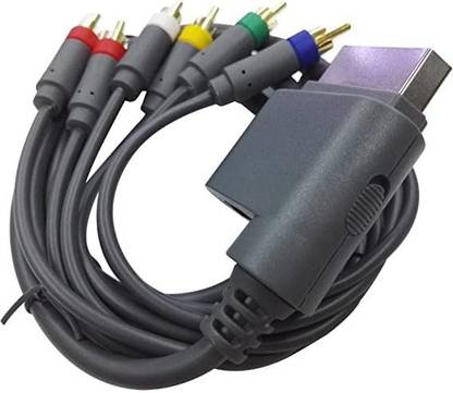 fdealz  TV-out Cable HD TV Component Composite Audio Video AV Cable Cord for Microsoft Xbox 360,