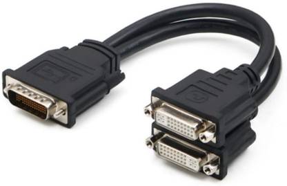 TECHGEAR  TV-out Cable Graphics Card DMS 59pin to 2 Port DVI Cable