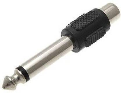 As class  TV-out Cable 6.35mm (1/4 inch) Male Mono Plug to 1 RCA Female Stereo Audio Adapter Converter