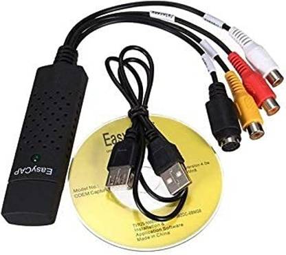 DooBuy USB 2.0 Easycap Dc60 TV DVD VHS Video Adapter Capture Card Supports Windows Xp/7/Vista 32 USB Hub