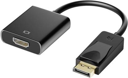 RuhZa Display Port to HDMI Adapter,1080p Display Port DP to HDMI Cable Male to Female Compatible with Computer, PC, Monitor, Projector, HDTV USB Cable