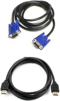 PAC TV-out Cable Combo Male to Male VGA Cable 1.5 Meter, HDMI Cable 1.5 Meter orginal