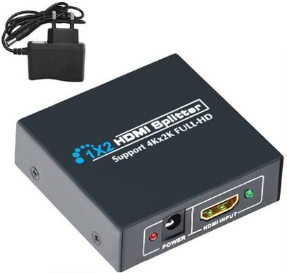 BALRAMA  TV-out Cable 2 Port (1 in 2 out) Hdmi Splitter Full HD with 3d Support