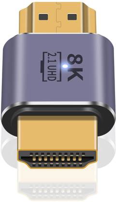 microware  TV-out Cable HDMI Male to Male Adapter 8K, HDMI 2.1 Adapter 48Gbps UHD HDMI Connector